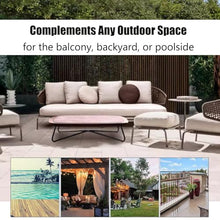 KPHYMOD Outdoor Loveseat Patio Furniture Sofa, Outdoor Chairs with Cushion, for Garden Pool Backyard Yard Porch