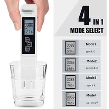 GGGUOJINN Digital Water Quality Tester TDS EC Meter Range 0-9990 Multifunctional Water Purity Temperature Meter Temp PPM Tester