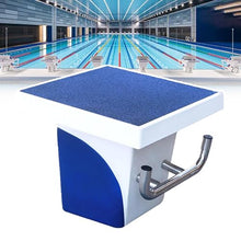 LYJIANGXIN Pool Starting Block, Stainless Steel Non-Slip Diving Boards, 15° Inclined Professional Diving Board, Stainless Steel Diving Board, One Step Diving Platform for Swim Meets and Competition