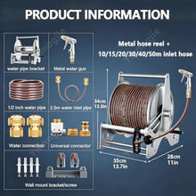 Ymnogjie Metal Water Pipe Storage Rack Frame with Kink Hose 20mHose
