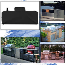 Covers & All Outdoor Kitchen Cover 18 Oz Waterproof - Customize Your Kitchen Cover with Any Dimensions - 100% Weather Resistant Outdoor Kitchen Island Cover (Black)