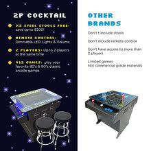 Creative Outdoor Distributor Full Size Cocktail Arcade Machine 2 Player 412 Games 22" LCD No Trackball