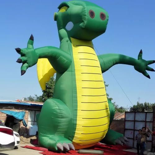 Outdoor Inflatable Dinosaur Decoration, Giant Tyrannosaurus rex Holiday Decoration, Suitable for Event Advertising, Birthday Parties, Simulation Models in Shopping malls and Parks (16 FT)