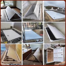 HDYZJQ Floor Access Panel That Accepts Flooring on Top, Hidden Floors Hatch Door for Basement Cellar Attic Emergency Escape, Crawl Space Inspection Hole Entrance Cove(56x61cm (22x24in))