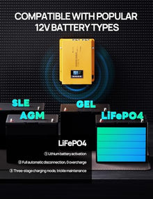ECO-WORTHY 3000W 12V Pure Sine Wave Inverter Charger, 12V DC to 120V AC
