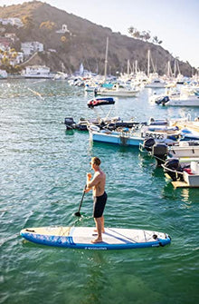 Boardworks Kraken All-Water Inflatable Stand-Up Paddleboard SUP Complete Kit 11' White/Blue/Orange
