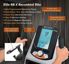 3G Cardio Elite RB Exercise Bike Recumbent Commercial Grade Gray/Silver