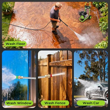 Professional 4200PSI 4GPM 212CC Gas Exterior Cleaner, 7.0HP Commercial Washing Machine with 1L Foam Bottle 9" Wheels 5 Nozzles 25FT Hose for Home Car Driveway Yard (EPA/CARB/ETL Compliant), Green