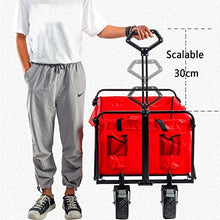 Camping Handcart, Folding Garden Utility Cart with Table