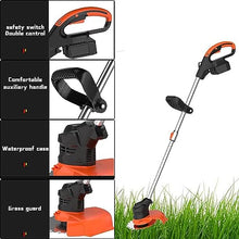 HYQHYX Land Mower Robotic Lawnmower Portable Lawn Mower Cordless Electric Lawn Mower Portable Electric Lawn Mower