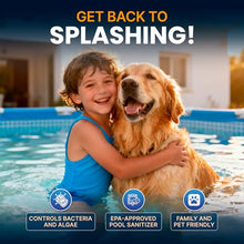 Pool Shark Swimming Pool Chlorine Tablets 80 lbs (2x40) 3-Inch Chlorine Tablets Slow-Dissolving 90% Active Chlorine Tabs Pool Chemicals for Inground Pools Above Ground Pools Saltwater Spa Hot Tub