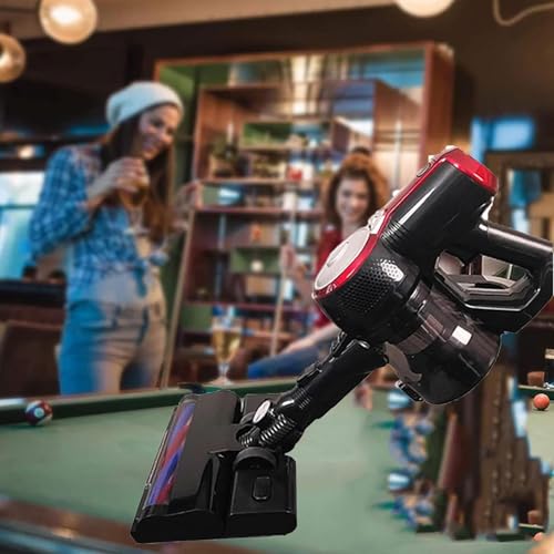 McbeAn Electric Pool Table Cloth Cleaner, 160W Handheld Cordless Vacuum Cleaner with 2 Speed ​​Adjustment, 2 Brush Heads, Five-fold Filtration System, for Billiard, Snooker & Pool Tables