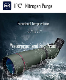 Generic Shuntu TLS APO ED Field Flattener Waterproof Spotting Scope Green