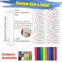 YLLFFLL Outdoor Sunshade Sail Pole Padding Round Wrap Around Post Pad, White Anti Collision Column Protective Pads for Garage Basement Playground(White H- 6.5',Dia 10")