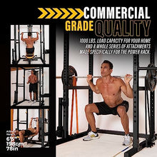 Powertec Workbench Power Rack Black 1000 lbs Max Load