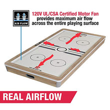 MD Sports 7' Hinsdale Air Powered Hockey Table with Pusher and Puck Set White/Gray