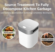 Waste Composting Machine, Compost Fertilizer Machine, Food Waste Dryer, Automatic Food Waste Cycler for Apartment, Turn Garbage to Compost with Single Button