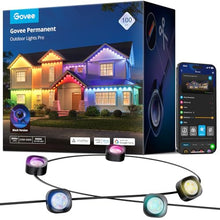 Govee Permanent Outdoor Lights Pro, 100ft with 60 RGBIC LED Lights for Daily and Accent Lighting, 75 Scene Modes for Outdoor Decor, IP67 Waterproof, Works with Alexa, Google Assistant, Matter, Black