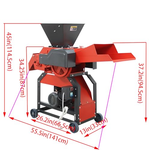 INTSUPERMAI 4-Blade Integrated Grass Cutter Machine Red