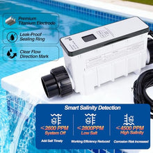 IC40 Salt Chlorine Generator, with OLED Display & WiFi Remote Control,Compatible with Pentair Intellichlor EC-520555,for Above Ground & Inground Swimming Pools