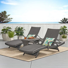 Christopher Knight Home Salem Chaise Lounge Set, 2-Piece Brown