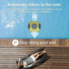 Automatic Robotic Pool Vacuum Cleaner, Cordless with Smart Navigation for 90 Minutes,for Above and In-Ground Swimming Pools