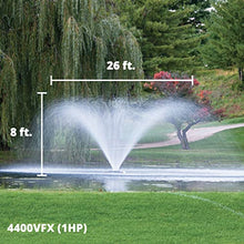 Kasco VFX Series 1HP Aerating Pond Fountain Black