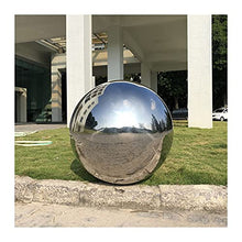 XINGLL Stainless Steel Gazing Ball, Reflective Ball For Garden Yard Lawn Pond Floating Ornament, Outdoor Durable Seamless Polished Shiny Hollow Sphere, Silver ( Color : Silver , Size : 500MM/19.7in )
