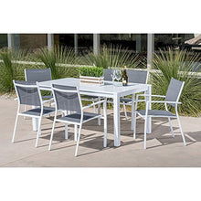 Hanover Del Mar 7-Piece Outdoor Dining Set Gray/White
