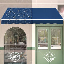 Gazebo Replacement Canopy Blue Waterproof UV Resistant 3x2m/10x6.5ft Outdoor Sun Protection Cover for Patio & Garden