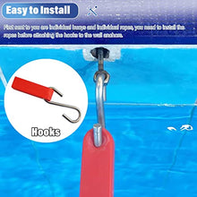 TUOYIBO with Floats, Safety Pool Divider/Bright Red Yellow Blue White Floating Kit Cord for Large Swimming Pools Shallow Deep Water, 1-16m, Easy to Hookup