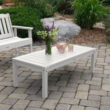 highwood AD-DSCT1-WHE Adirondack Coffee Table, White