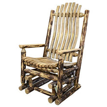 Montana Woodworks Glacier Country Glider Rocker Brown