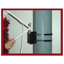 Vickerman 3.5' Metallic Snowburst Commercial Pole Decoration with 30 LED C7 Lights, Installation Brackets and Bands, UV Resistant, Powder Coated Heavy Duty Metal Frames, 12 Watts