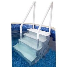 White Steps Swimming Pool Ladder for Aqua Select, Capacity 350 Lbs