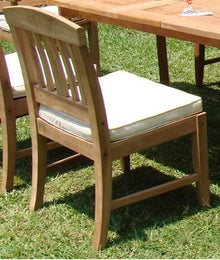 WholesaleTeak New 5 Pc Luxurious Grade-A Teak Dining Set -52" Round Table and 4 Samurai Armless Chairs #WHDSSA4