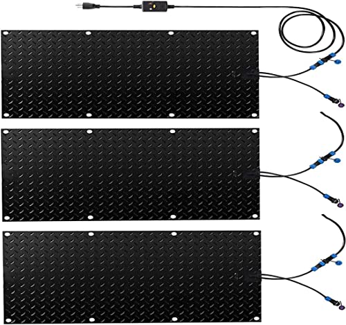 LGYYGL Snow Melting Mats Heated Snow Melting Mats for Stairs, Heated Outdoor Mats, Now Melting Mats for Winter Snow Removal, No-Slip Stair Heating Mats (Color : 3 Pcs, Size : 30x90cm)
