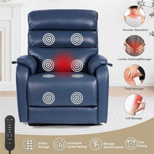 UOPYNE Wide Lay Flat Oversized Power Lift Recliner for Elderly