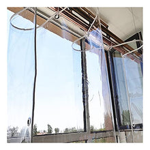 QWEASDF Clear Weatherproof Tarp, Tarpaulin Sheet, Rainproof Cover, Clear Awning Canopy, Dust-Proof, Suitable for Severe Weather Patio Enclosure Garden Plant Cover Open Balcony,2.3x10m/7.5x32.8ft