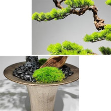 YXIANG56Q Fake Plants Artificial Bonsai Tree Indoor Fake Plants Decor with Ceramic Pots for Home Table Office Desk Bonsai Tree