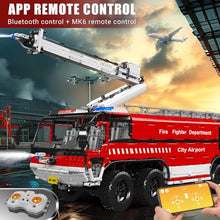 Mould King Airport Rescue Vehicle Building Set 6653 Pieces with Motor/APP Remote Control