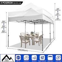 COBIZI 10x20 Heavy Duty Pop Up Canopy Tent with Sidewalls, Easy Up Canopy