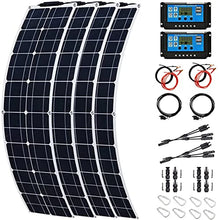 ISOLEI 200 Watt Flexible Solar Panel 15V Monocrystalline High Efficiency PV Module Portable Solar Battery Chargers Off Grid for RV, Boat, Tent, Travel