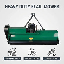 Chery Industrial 53" PTO Powered 3‑Point Flail Mower 20‑30HP Cat 1 Tractor