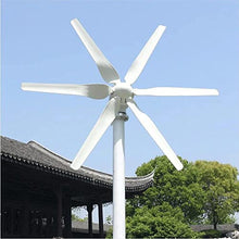 Wind Generator 6 Blades 12V 24V 48V Low Noise Free Energy Generator with Controller Small Wind Turbine for Home Use