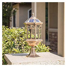 ALDEPO Courtyard Light Outdoor Pillar Lamp Garden Courtyard Fence Column Step Corridor Street Garden Fence Parking Lot Lighting (Color : Animal Horse)