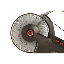 RESOLVE FITNESS R1 Commercial Dual Drive Rower Gray Red Black