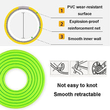 DOIBG Retractable Hose Cart Portable Hose Pipe Reel,Stainless Steel Heavy Duty Retractable Garden Hose Reel Hideaway-with 30m Hose