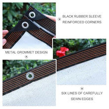 XBTGS White Greenhouse Shading Net 9x11m - Sunblock Shade Cloth for Plants Breathable Shade Mesh Tarp with Grommets Rectangular Awning & Balcony Privacy Netting,Whit,White-3x7m(9.8 * 23ft)