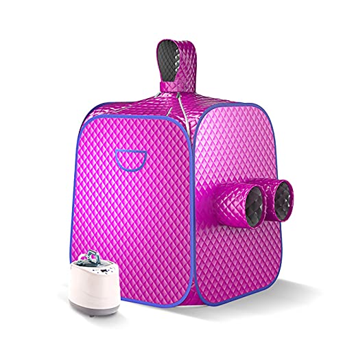 Home Spa Steam Sauna Kit Personal Full Body Portable Spa Sauna Hat Tent 2L Portable Light Sauna with Remote Control Timer